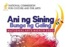 Ani ng Sining, Bunga ng Galing Arts Month - NCCA - February 2023