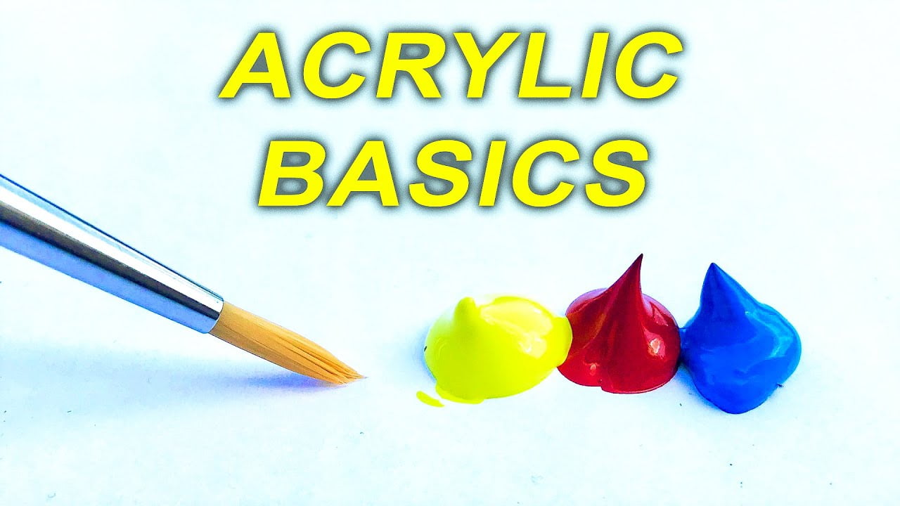 Acrylic Painting TIPS for Beginners – How to GET STARTED