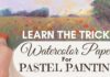 Learn the Trick! How to Use Watercolor Paper for Pastel Painting!