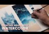 WATERCOLOR TUTORIAL // How to Paint Waves