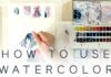 HOW TO USE WATERCOLOR – Introduction Tutorial