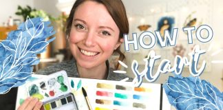 The Very FIRST Watercolor Lesson for Beginners | Watercolor Painting for Beginners – Lesson 1