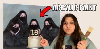 how to blend ACRYLIC paint to look like OIL