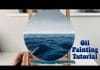 OCEAN OIL PAINTING TUTORIAL- Beginner / Intermediate // how to paint realistic water