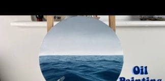 OCEAN OIL PAINTING TUTORIAL- Beginner / Intermediate // how to paint realistic water