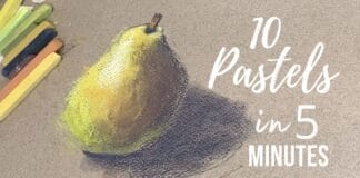 EASY Beginner Pastel Painting Tutorial – 10 Pastels in Only 5 Minutes!