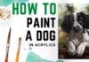 How to Paint a Dog | Acrylic Painting Tips