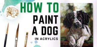 How to Paint a Dog | Acrylic Painting Tips