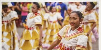 Philippine Fiesta Girls (postcard)