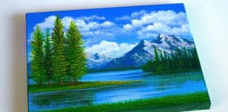 Acrylic Landscape Painting | Easy for Beginners
