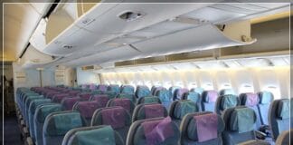 Interior of PAL 777-300ER
