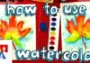 How To Paint With Watercolor (for kids)