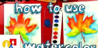 How To Paint With Watercolor (for kids)