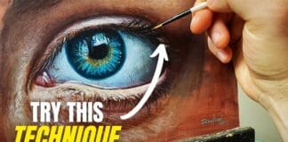 MUST TRY Method | Painting Realistic Eyes in Acrylic