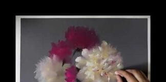 How to paint. Soft Pastel Pions