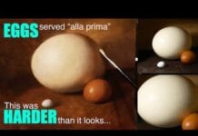 OIL PAINTING TUTORIAL FOR BEGINNERS: Painting a simple Egg (x3) ALLA PRIMA style!