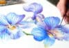 Powerful Watercolor Technique (Most Tutorials Ignore) 💙 Blue Orchids