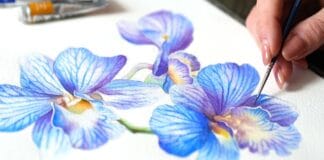 Powerful Watercolor Technique (Most Tutorials Ignore) 💙 Blue Orchids