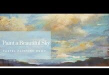 Pastel Painting Lesson: How to Paint a Beautiful Sky and Clouds with Pastels