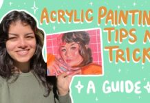 acrylic painting basics ~ a guide through my portrait painting process :)