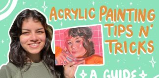 acrylic painting basics ~ a guide through my portrait painting process :)