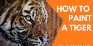 How To Paint a Tiger | Acrylic Painting Tips