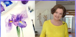 Iris Watercolor Painting – Techniques Explained ⚘
