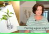 A Simple Watercolor Glass Vase Painting