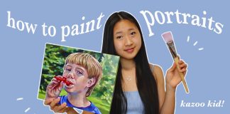 acrylic paint portrait tutorial – meme edition (kazoo kid!)