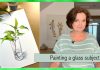 A Simple Watercolor Glass Vase Painting