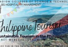 PHILIPPINE TOURISM GEOGRAPHY AND CULTURE – SUSTAINABLE TOURISM IN THE PHILIPPINES