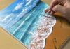 Easy Way to Paint a Beach Scene / Acrylic Painting for Beginners