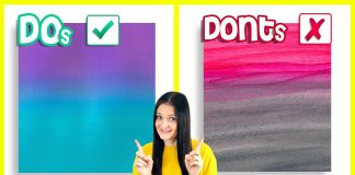 HOW TO BLEND ACRYLIC PAINT on Canvas for Beginners 🎨