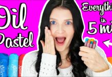 How to Use Oil Pastels for Beginners in 5 MINUTES 🎈🎈🎈
